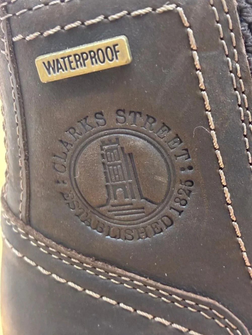 Clarks Men's Hinsdale Up Waterproof Leather Hiking Boot Size 12M
